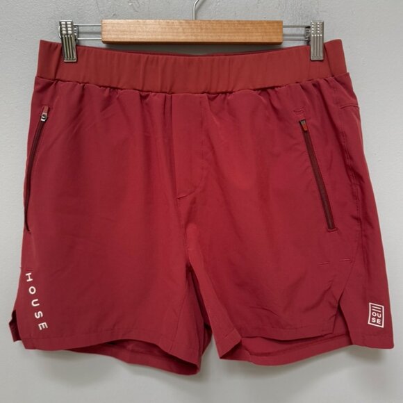 House ID Red 5.5" Short Unlined Shorts in Medium - Picture 2 of 7